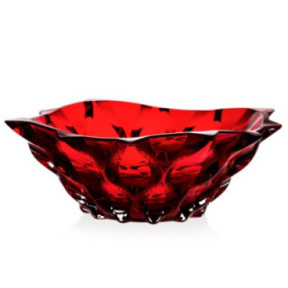 Salaterka kryształ Bohemia Samba Red 30,5cm